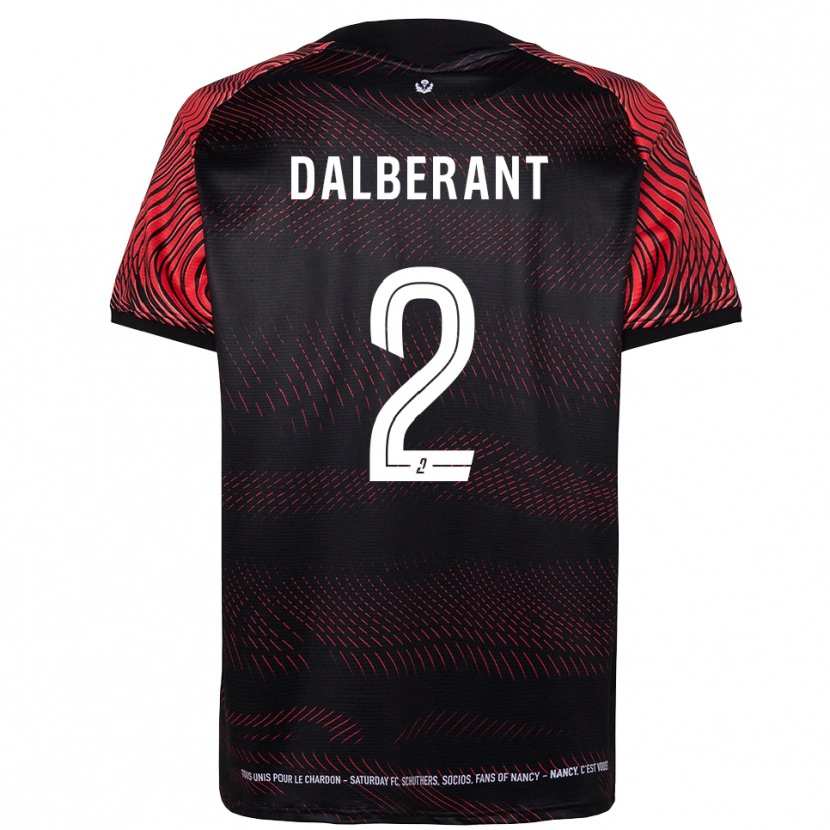 Danxen Kinderen Jean-Michel Dalberant #2 Wit Rood Thuisshirt Thuistenue 2025/26 T-Shirt België