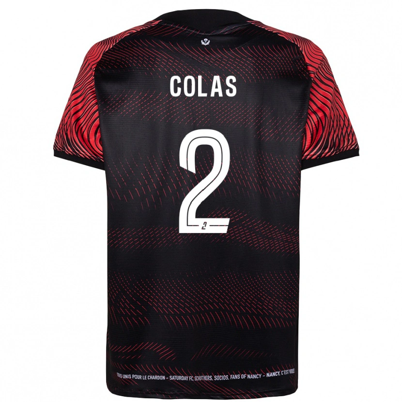 Danxen Kinderen Arsenne Colas #2 Wit Rood Thuisshirt Thuistenue 2025/26 T-Shirt België