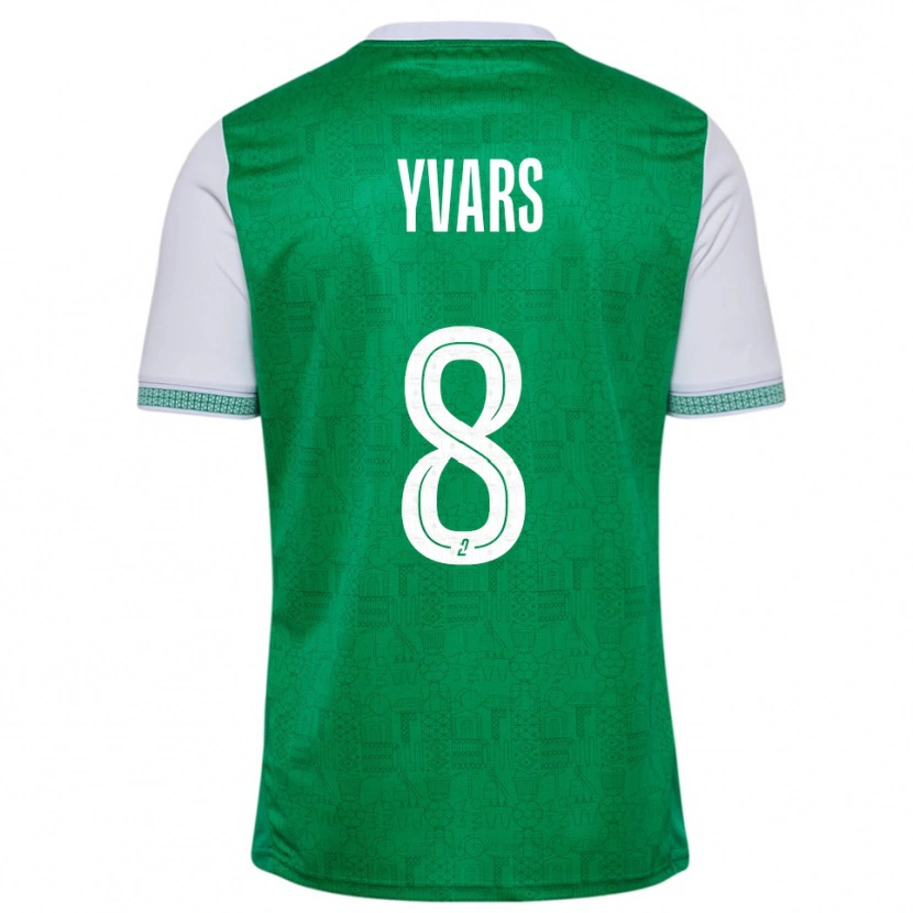 Danxen Kinderen Sonny Yvars #8 Groen Wit Thuisshirt Thuistenue 2025/26 T-Shirt België