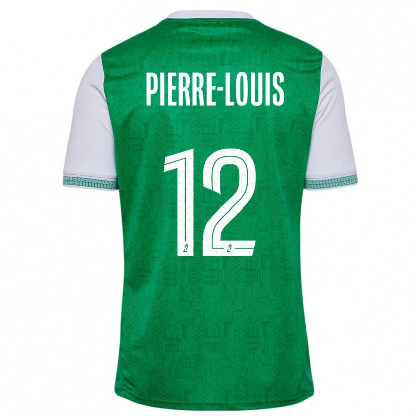 Danxen Kinderen Amandine Pierre-Louis #12 Groen Wit Thuisshirt Thuistenue 2025/26 T-Shirt België