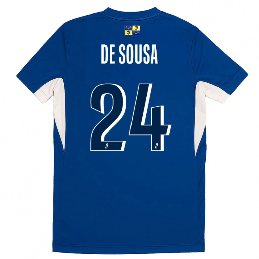 Danxen Kinderen Tifanie De Sousa #24 Blauw Marine Thuisshirt Thuistenue 2025/26 T-Shirt België