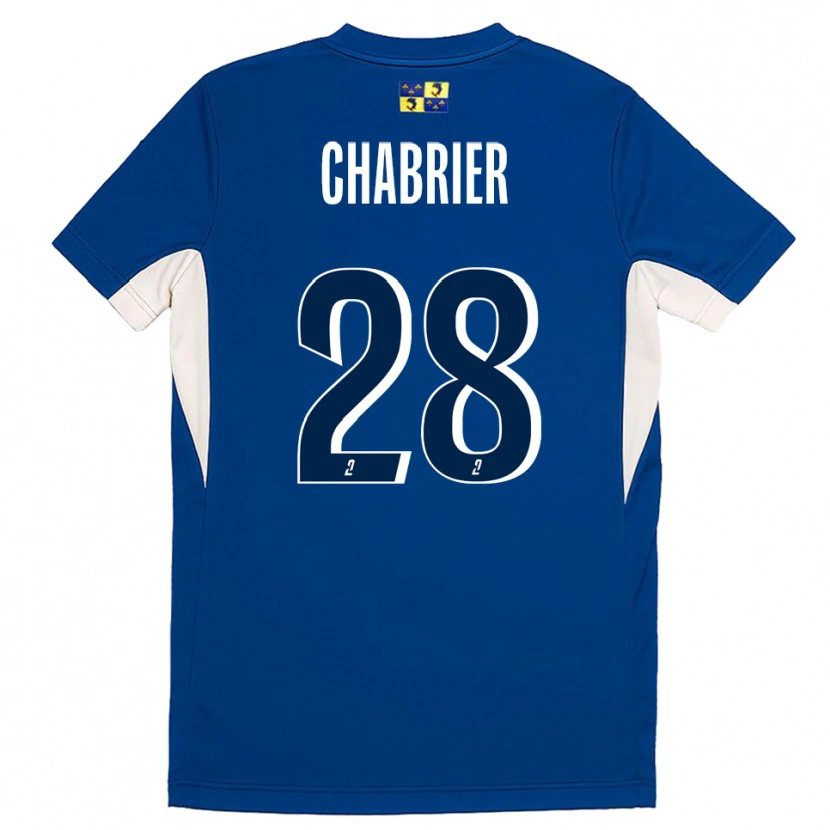 Danxen Kinderen Mélanie Chabrier #28 Blauw Marine Thuisshirt Thuistenue 2025/26 T-Shirt België