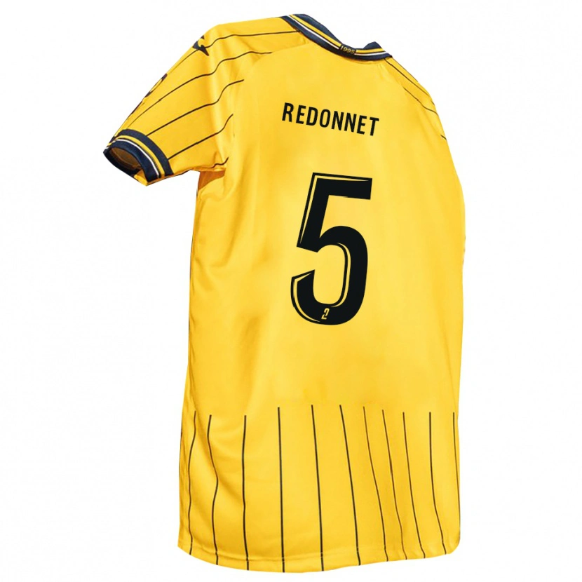 Danxen Kinderen Milo Redonnet #5 Geel Marine Thuisshirt Thuistenue 2025/26 T-Shirt België