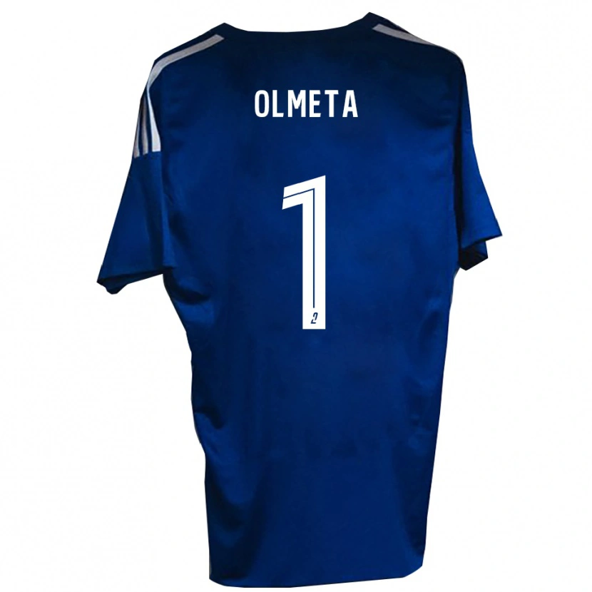 Danxen Kinderen Lisandru Olmeta #1 Blauw Wit Thuisshirt Thuistenue 2025/26 T-Shirt België