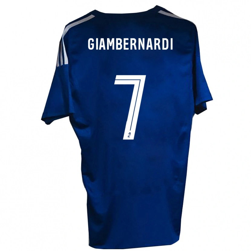 Danxen Kinderen Anthony Giambernardi #7 Blauw Wit Thuisshirt Thuistenue 2025/26 T-Shirt België