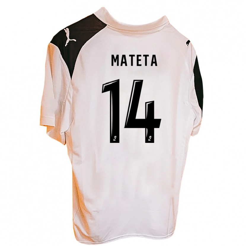 Danxen Kinderen Aristide Mateta #14 Oranje Zwart Thuisshirt Thuistenue 2025/26 T-Shirt België