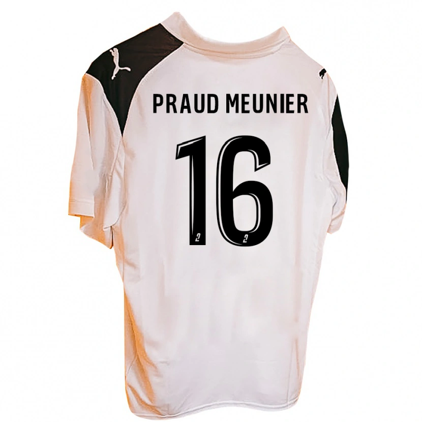 Danxen Kinderen Nolhan Praud Meunier #16 Oranje Zwart Thuisshirt Thuistenue 2025/26 T-Shirt België