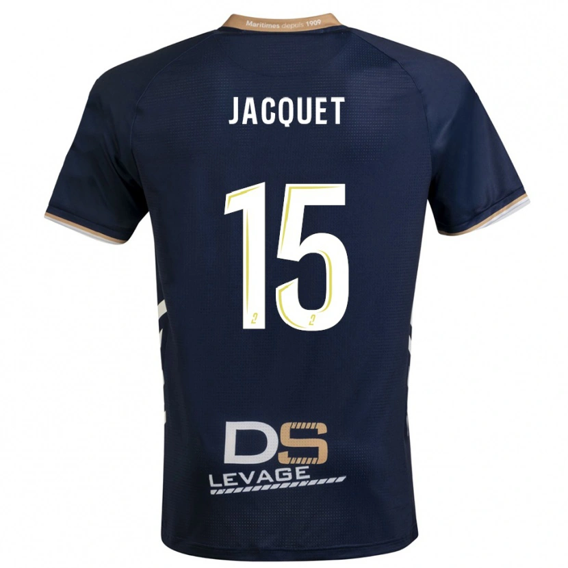 Danxen Kinderen Nils Jacquet #15 Marine Goud Thuisshirt Thuistenue 2025/26 T-Shirt België