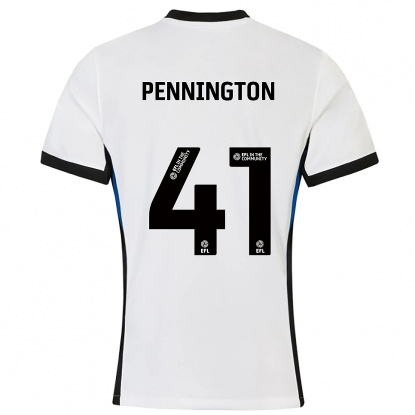 Danxen Kinderen Cody Pennington #41 Wit Blauw Uitshirt Uittenue 2025/26 T-Shirt België