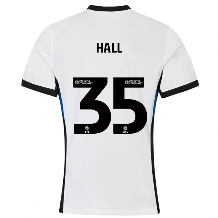 Danxen Kinderen George Hall #35 Wit Blauw Uitshirt Uittenue 2025/26 T-Shirt België