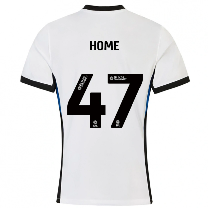 Danxen Kinderen Josh Home #47 Wit Blauw Uitshirt Uittenue 2025/26 T-Shirt België
