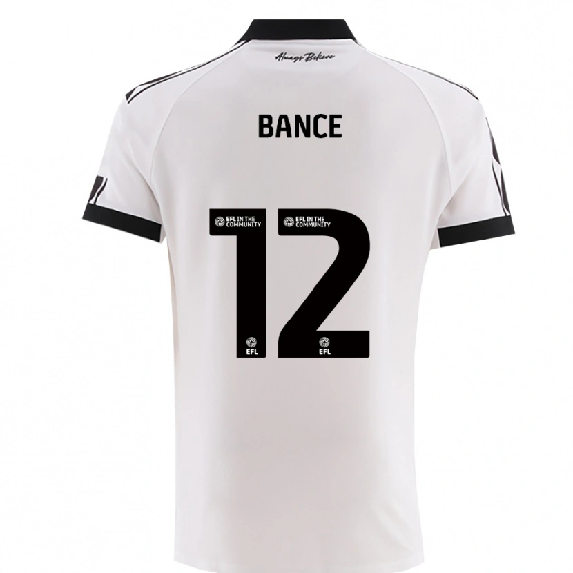 Danxen Kinderen Libby Bance #12 Wit Zwart Uitshirt Uittenue 2025/26 T-Shirt België