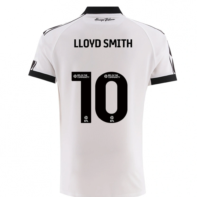 Danxen Kinderen Lexi Lloyd-Smith #10 Wit Zwart Uitshirt Uittenue 2025/26 T-Shirt België