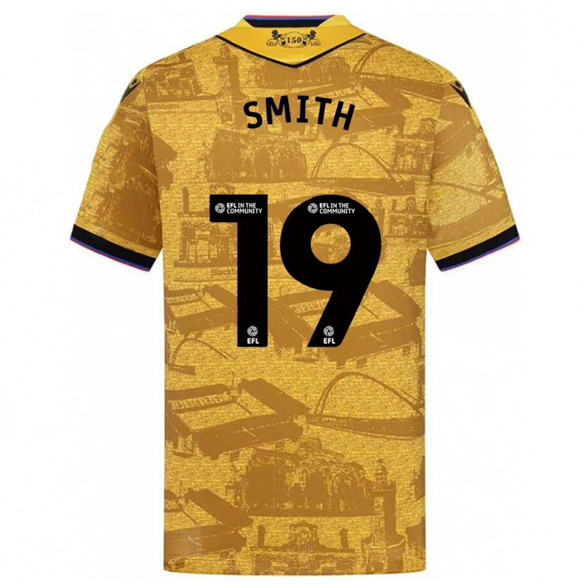 Danxen Kinderen Evie Smith #19 Goud Zwart Uitshirt Uittenue 2025/26 T-Shirt België