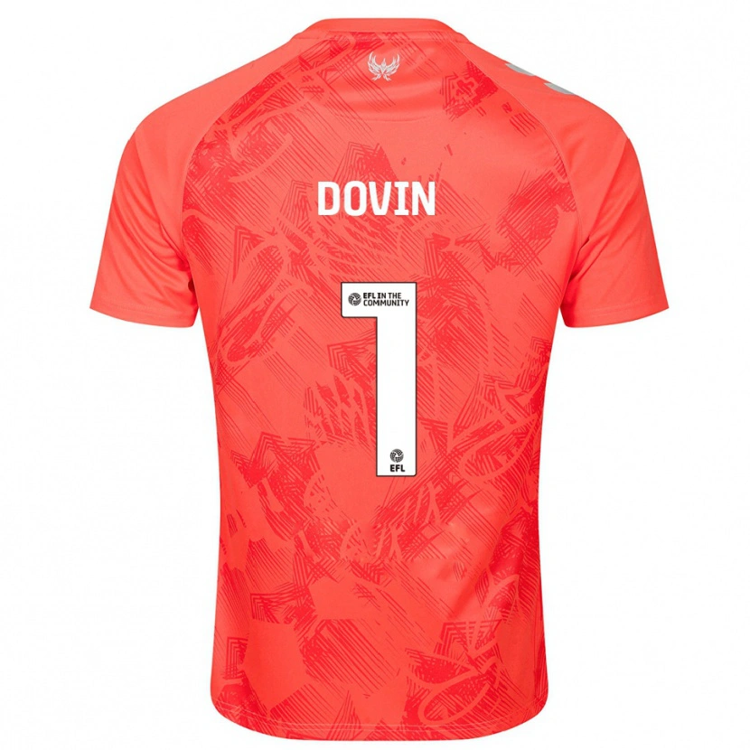 Danxen Kinderen Oliver Dovin #1 Oranje Wit Uitshirt Uittenue 2025/26 T-Shirt België