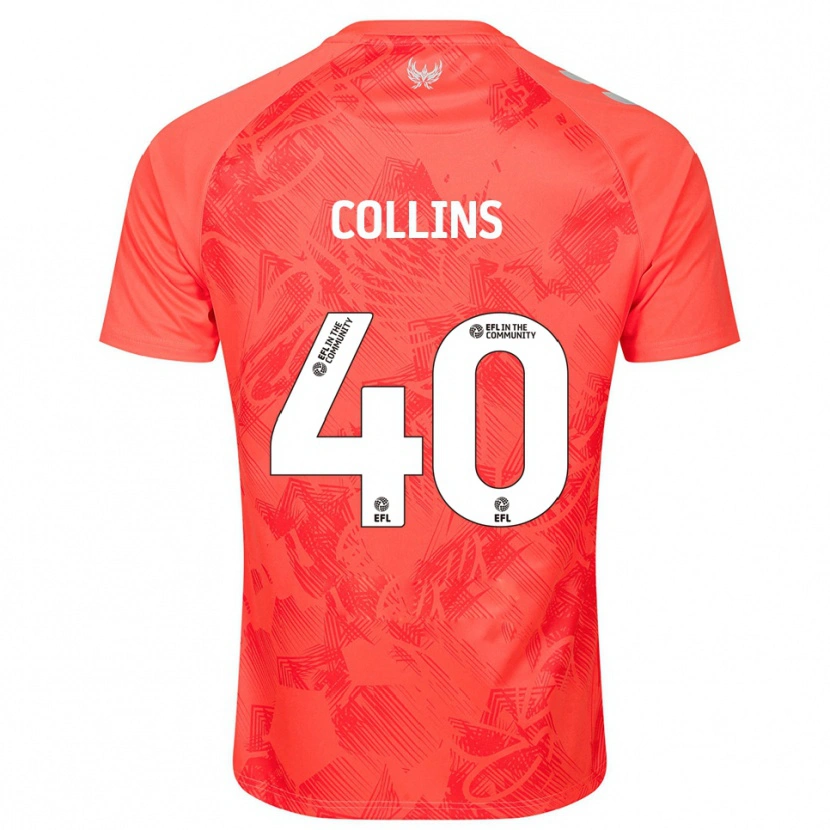 Danxen Kinderen Brad Collins #40 Oranje Wit Uitshirt Uittenue 2025/26 T-Shirt België
