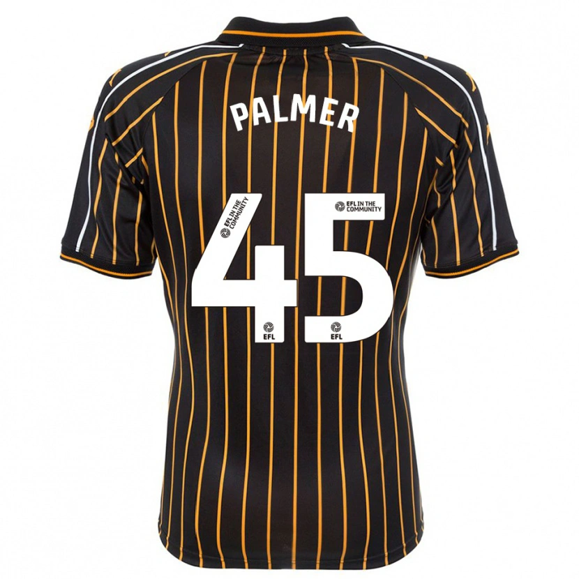 Danxen Kinderen Kasey Palmer #45 Wit Zwart Uitshirt Uittenue 2025/26 T-Shirt België