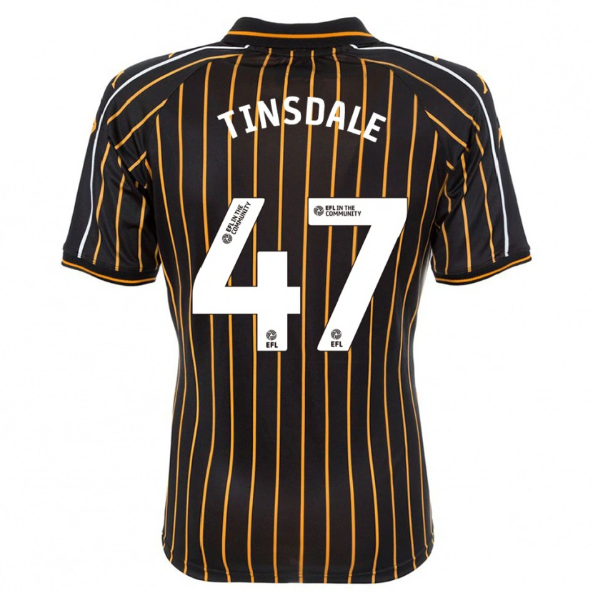 Danxen Kinderen Nathan Tinsdale #47 Wit Zwart Uitshirt Uittenue 2025/26 T-Shirt België