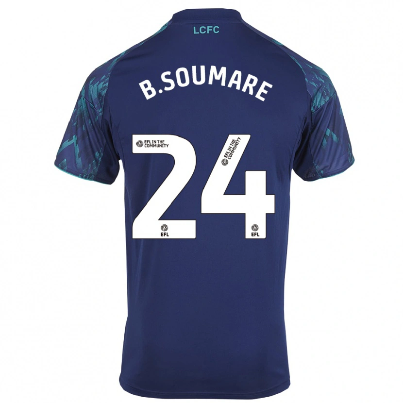 Danxen Kinderen Boubakary Soumaré #24 Marine Groen Wit Uitshirt Uittenue 2025/26 T-Shirt België