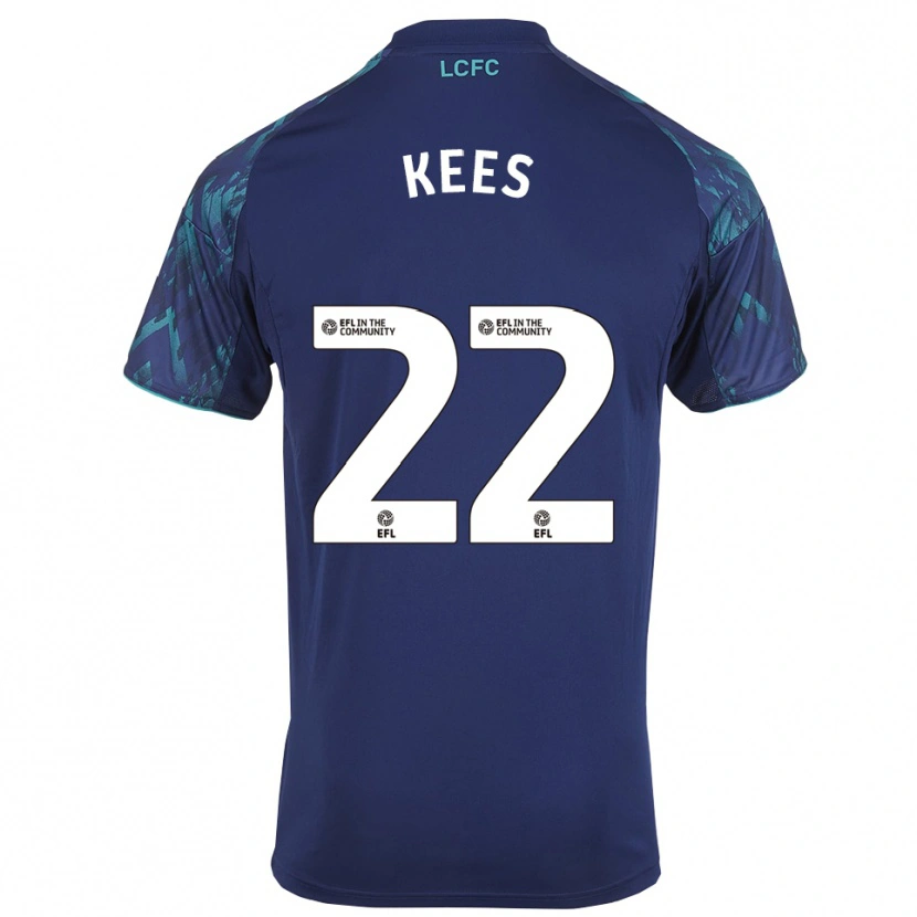 Danxen Kinderen Sari Kees #22 Marine Groen Wit Uitshirt Uittenue 2025/26 T-Shirt België