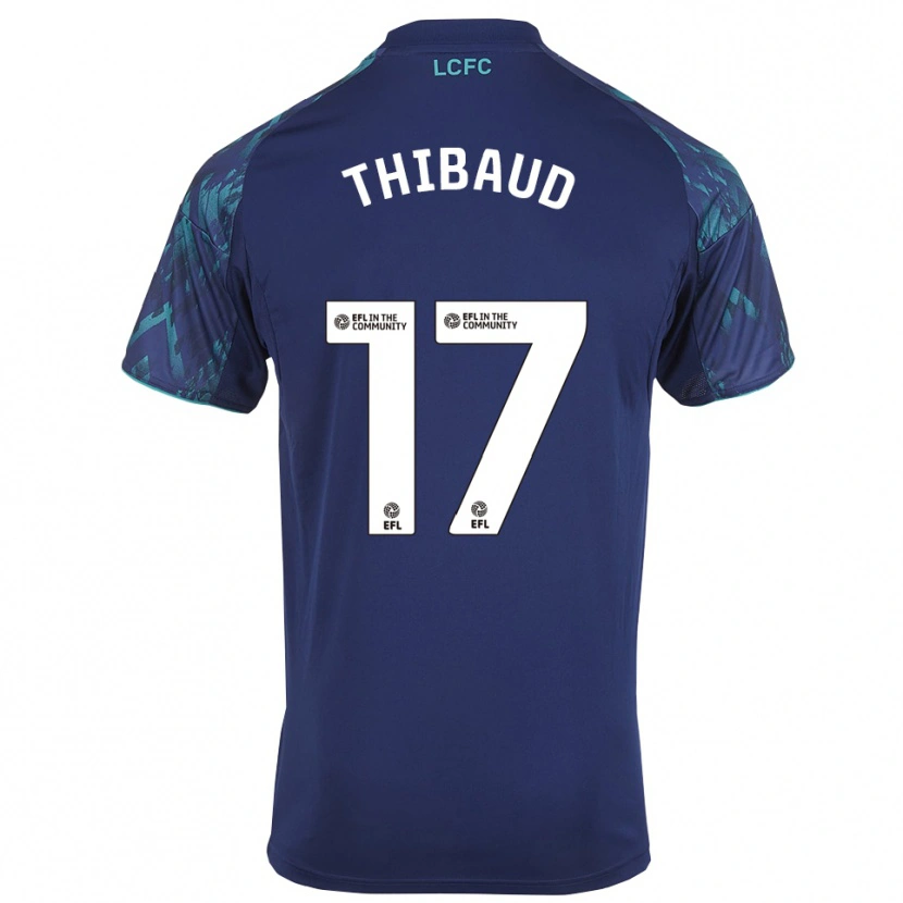 Danxen Kinderen Julie Thibaud #17 Marine Groen Wit Uitshirt Uittenue 2025/26 T-Shirt België