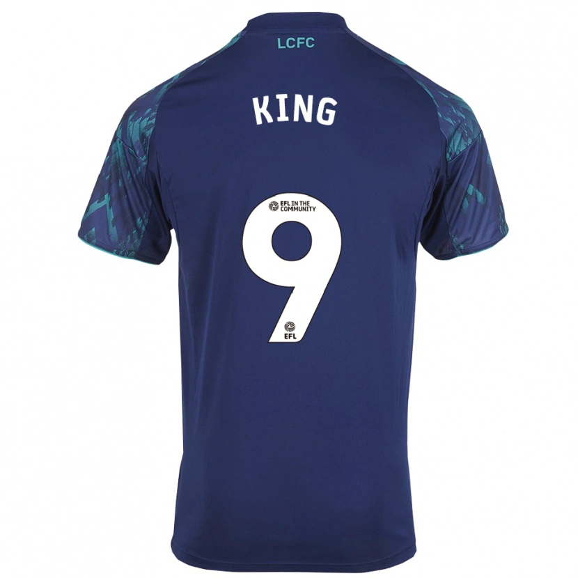 Danxen Kinderen Josh King #9 Marine Groen Wit Uitshirt Uittenue 2025/26 T-Shirt België