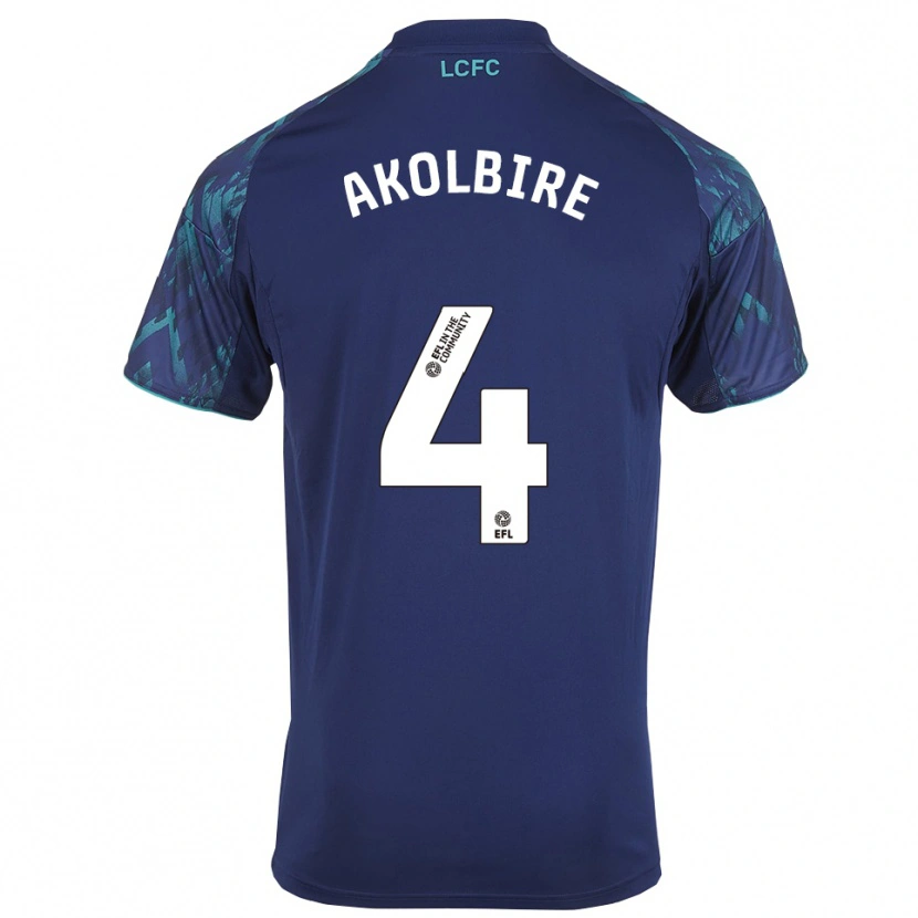 Danxen Kinderen Bless Akolbire #4 Marine Groen Wit Uitshirt Uittenue 2025/26 T-Shirt België