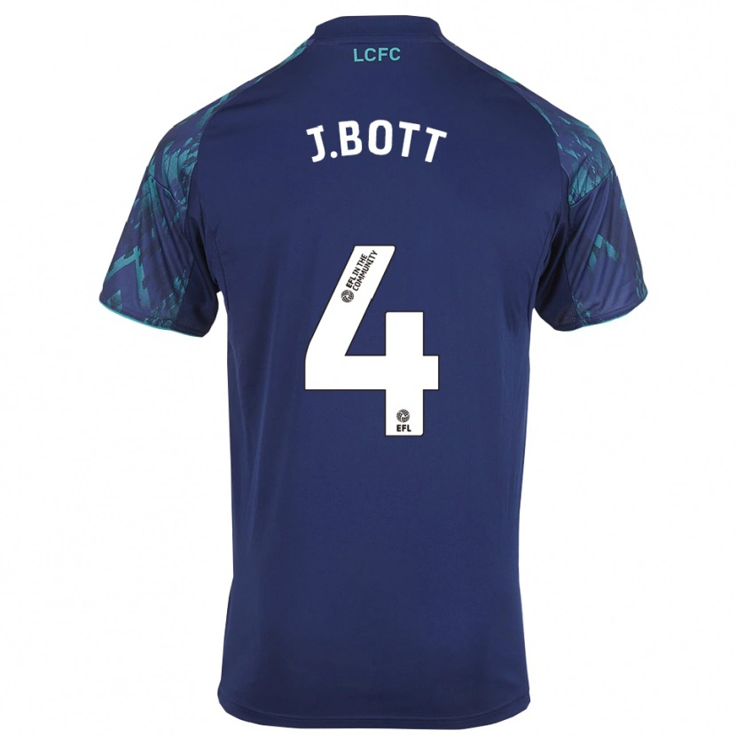 Danxen Kinderen C. J. Bott #4 Marine Groen Wit Uitshirt Uittenue 2025/26 T-Shirt België