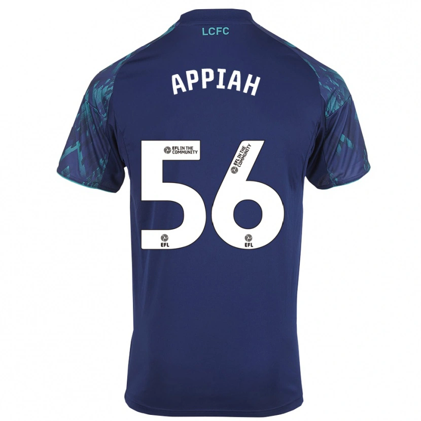 Danxen Kinderen Paul Appiah #56 Marine Groen Wit Uitshirt Uittenue 2025/26 T-Shirt België