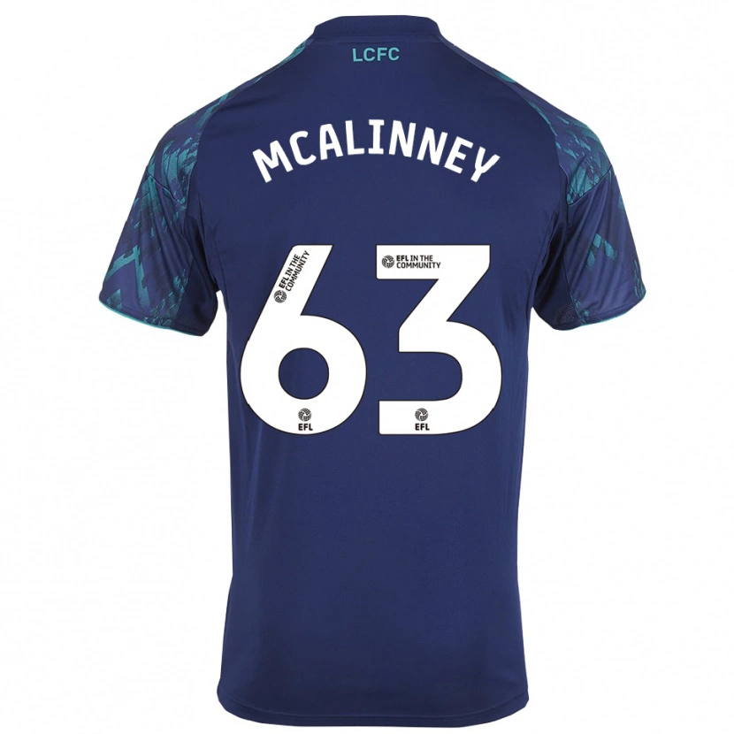 Danxen Kinderen Liam Mcalinney #63 Marine Groen Wit Uitshirt Uittenue 2025/26 T-Shirt België