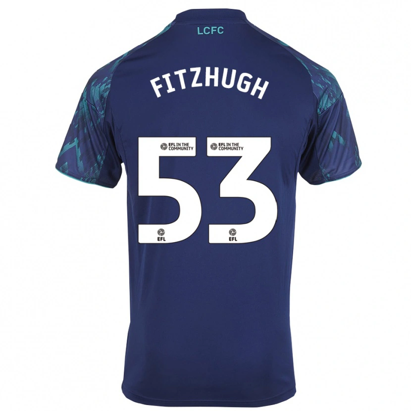 Danxen Kinderen Ethan Fitzhugh #53 Marine Groen Wit Uitshirt Uittenue 2025/26 T-Shirt België