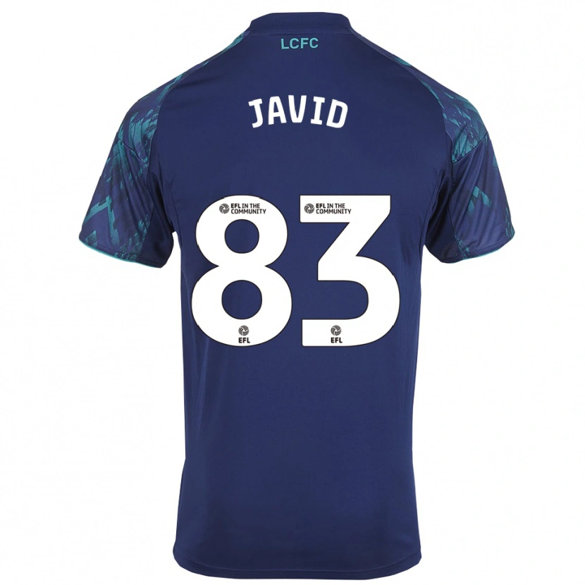 Danxen Kinderen Abdullah Javid #83 Marine Groen Wit Uitshirt Uittenue 2025/26 T-Shirt België