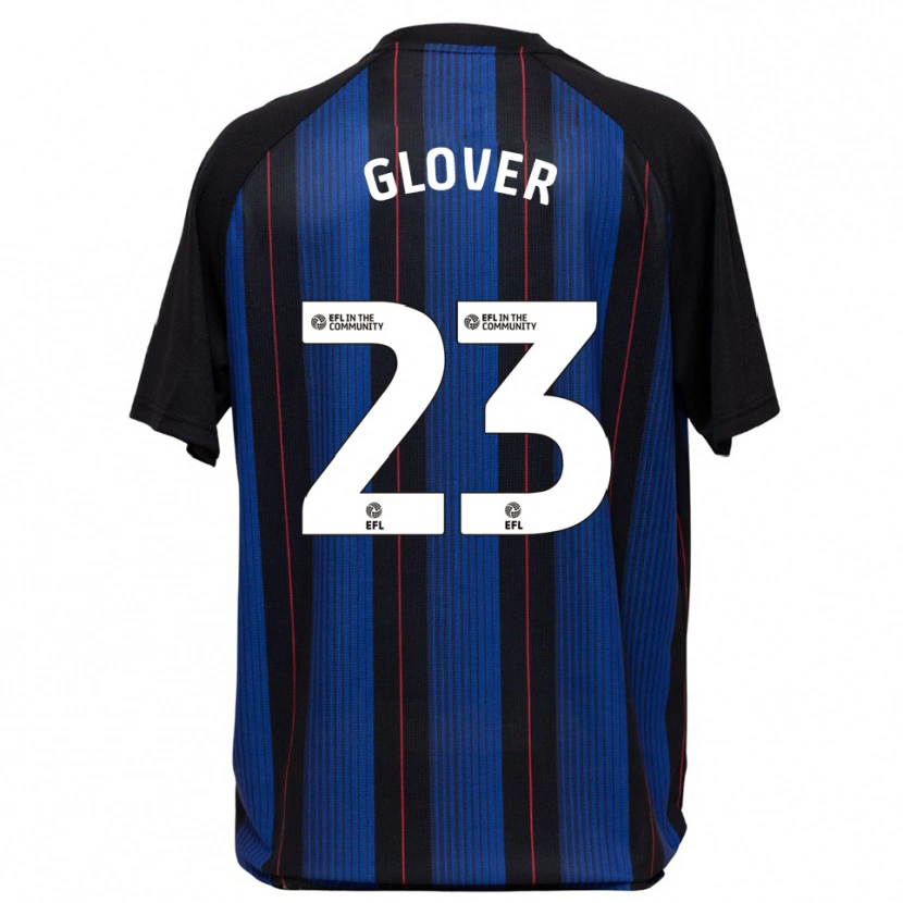 Danxen Kinderen Tom Glover #23 Blauw Zwart Uitshirt Uittenue 2025/26 T-Shirt België