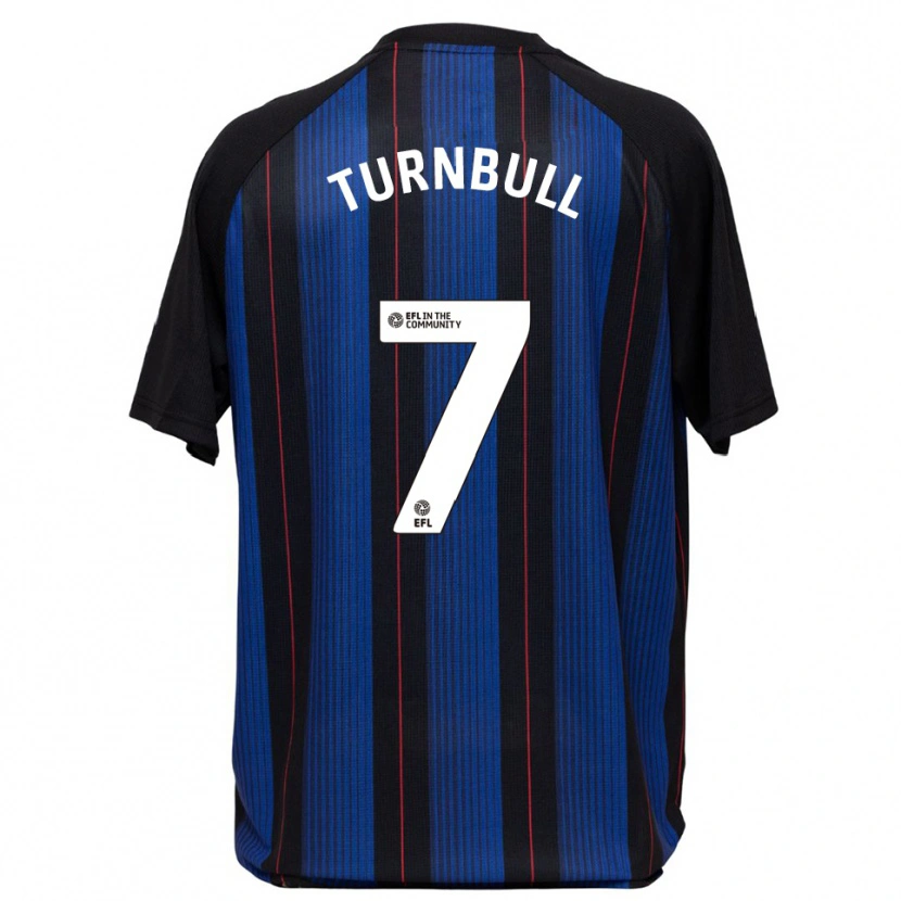 Danxen Kinderen Ellen Turnbull #7 Blauw Zwart Uitshirt Uittenue 2025/26 T-Shirt België