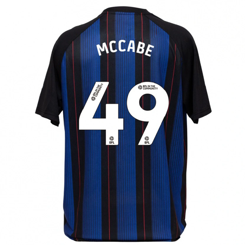 Danxen Kinderen Law Mccabe #49 Blauw Zwart Uitshirt Uittenue 2025/26 T-Shirt België