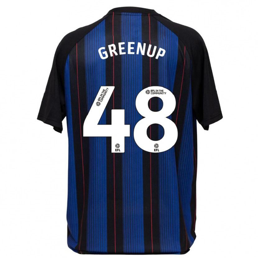 Danxen Kinderen Isaac Greenup #48 Blauw Zwart Uitshirt Uittenue 2025/26 T-Shirt België
