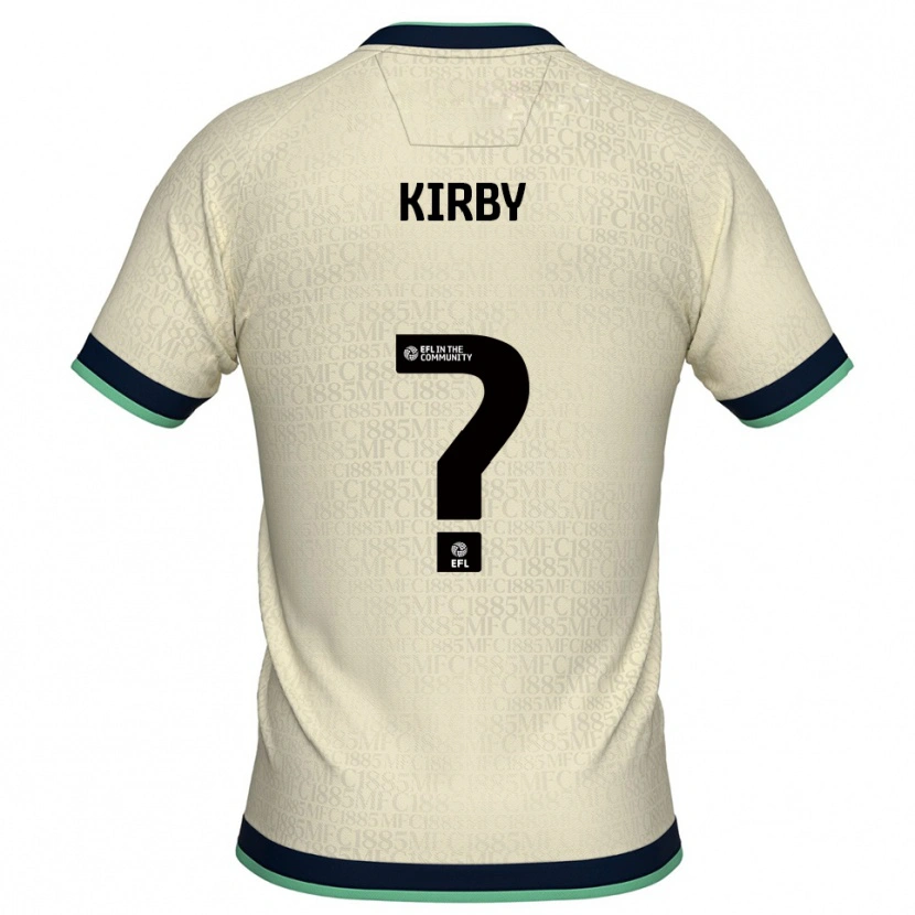 Danxen Kinderen Archie Kirby #0 Champagne Marine Uitshirt Uittenue 2025/26 T-Shirt België