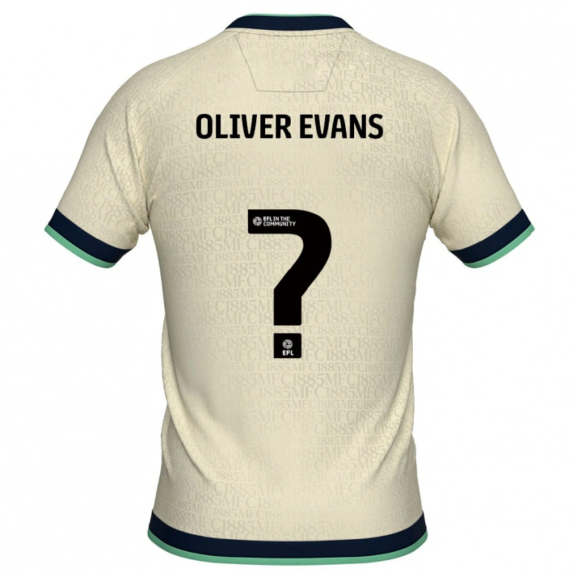 Danxen Kinderen Oliver Evans #0 Champagne Marine Uitshirt Uittenue 2025/26 T-Shirt België