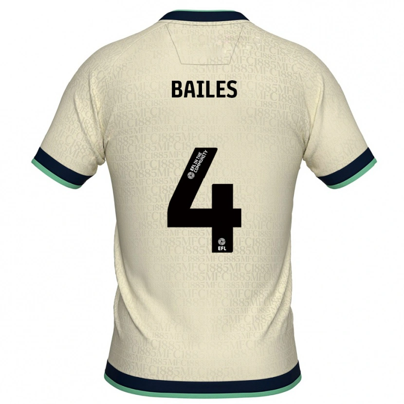Danxen Kinderen Freya Bailes #4 Champagne Marine Uitshirt Uittenue 2025/26 T-Shirt België