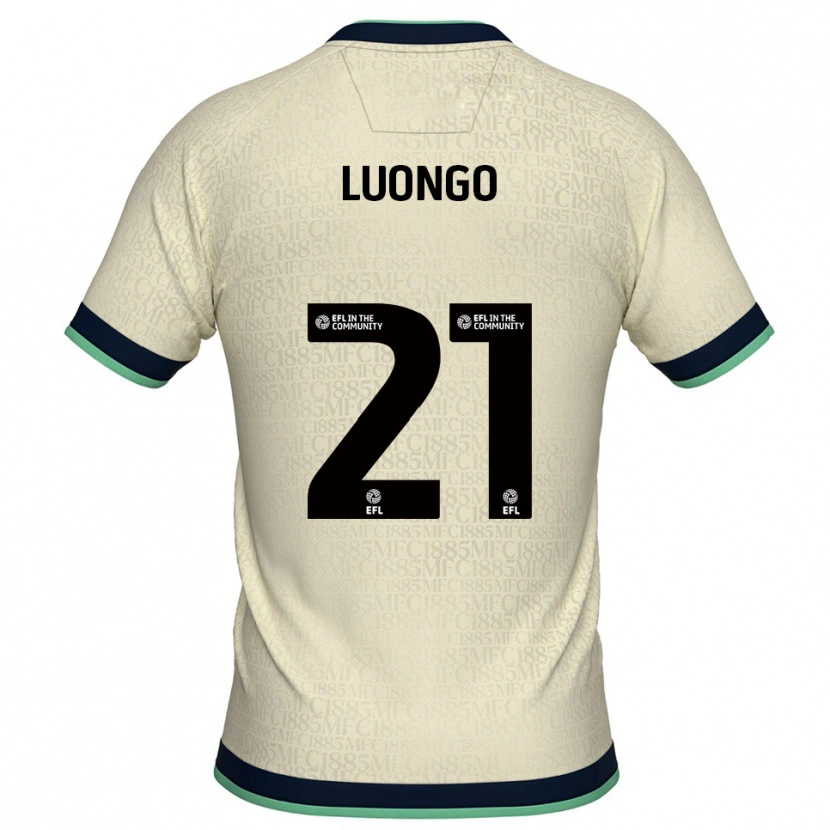 Danxen Kinderen Massimo Luongo #21 Champagne Marine Uitshirt Uittenue 2025/26 T-Shirt België