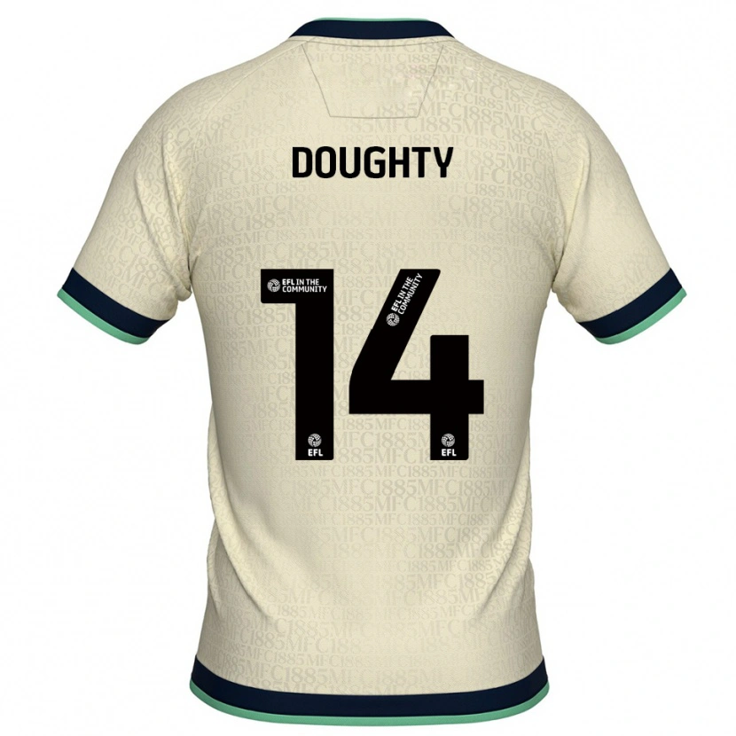 Danxen Kinderen Alfie Doughty #14 Champagne Marine Uitshirt Uittenue 2025/26 T-Shirt België