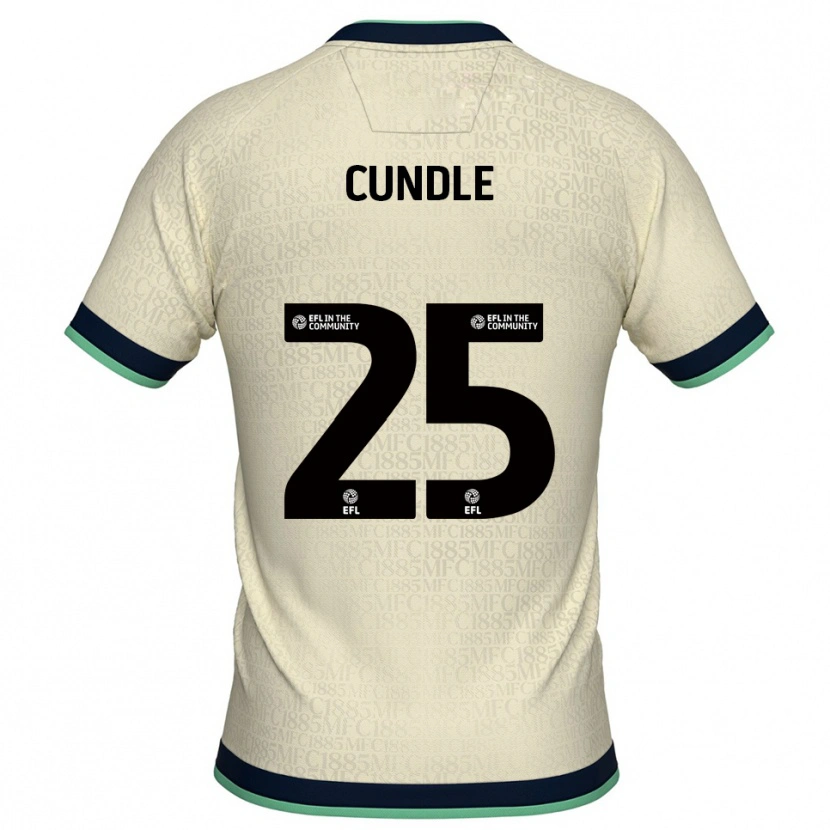 Danxen Kinderen Luke Cundle #25 Champagne Marine Uitshirt Uittenue 2025/26 T-Shirt België