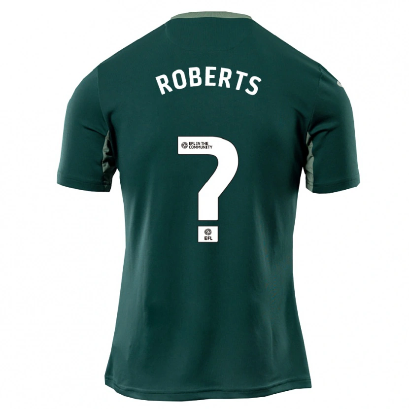 Danxen Kinderen Alex Roberts #0 Groen Wit Paars Uitshirt Uittenue 2025/26 T-Shirt België