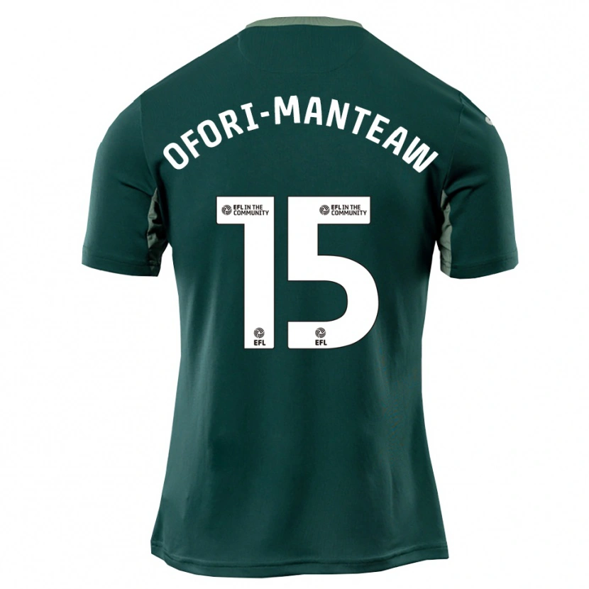 Danxen Kinderen Lloyd Ofori-Manteaw #15 Groen Wit Paars Uitshirt Uittenue 2025/26 T-Shirt België