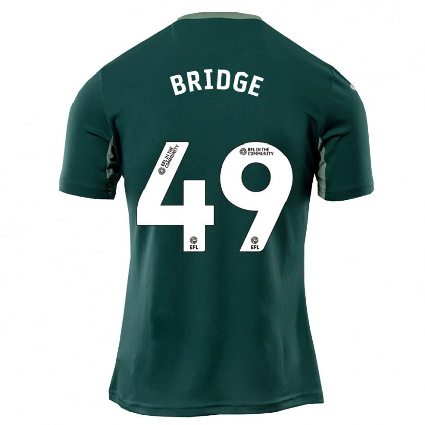 Danxen Kinderen Aj Bridge #49 Groen Wit Paars Uitshirt Uittenue 2025/26 T-Shirt België