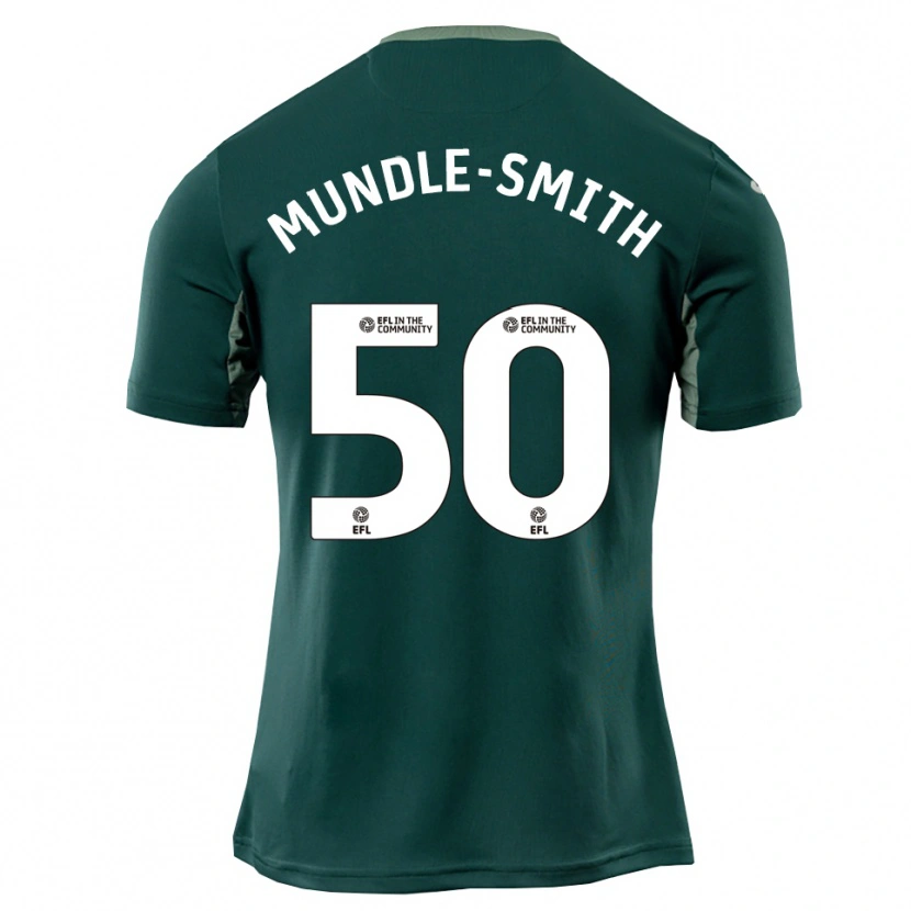 Danxen Kinderen Errol Mundle-Smith #50 Groen Wit Paars Uitshirt Uittenue 2025/26 T-Shirt België