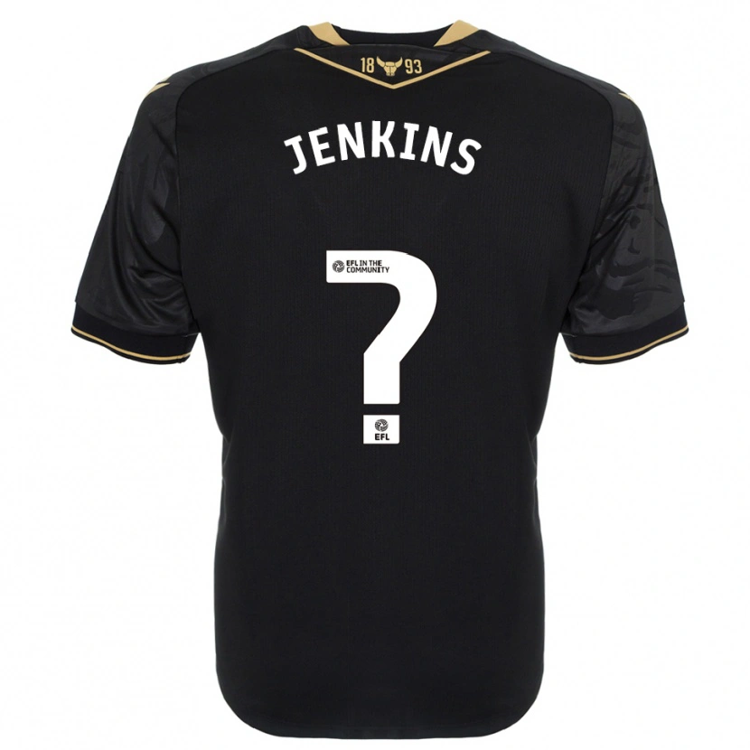 Danxen Kinderen Shaunna Jenkins #0 Zwart Goud Uitshirt Uittenue 2025/26 T-Shirt België