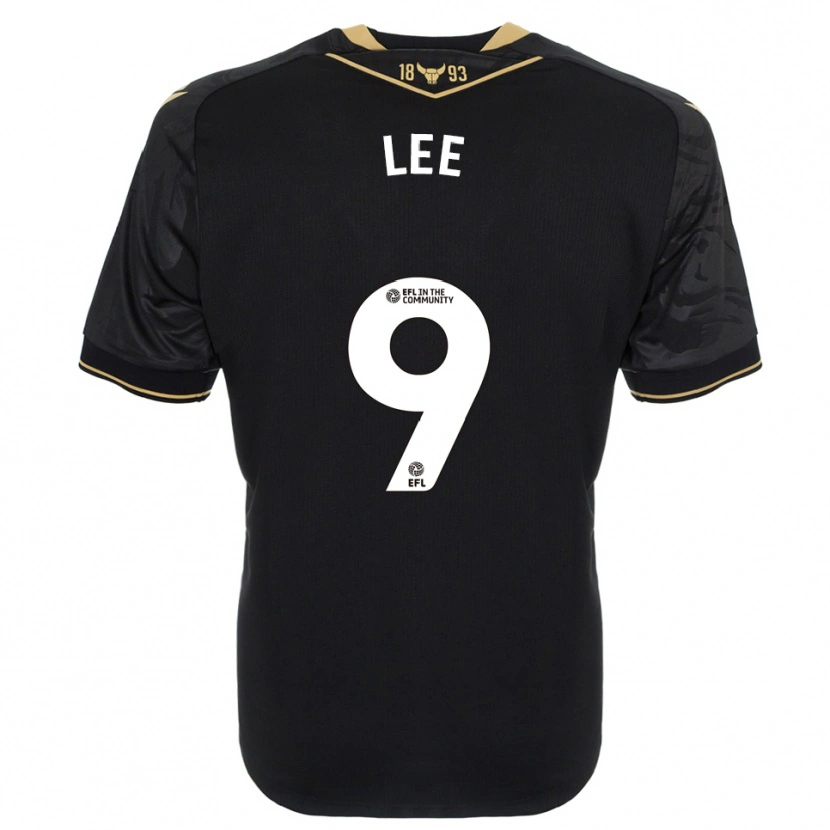 Danxen Kinderen Jack Lee #9 Zwart Goud Uitshirt Uittenue 2025/26 T-Shirt België