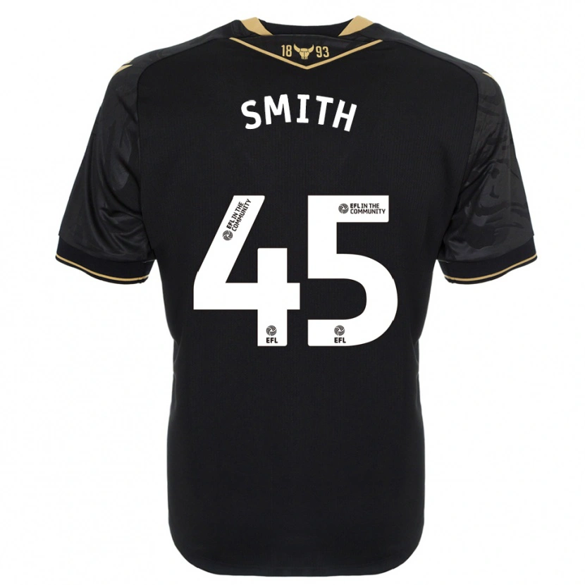 Danxen Kinderen Max Smith #45 Zwart Goud Uitshirt Uittenue 2025/26 T-Shirt België