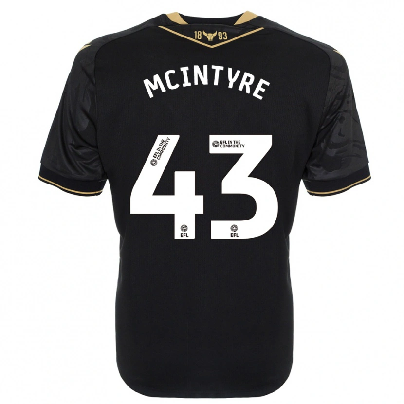 Danxen Kinderen Richard Mcintyre #43 Zwart Goud Uitshirt Uittenue 2025/26 T-Shirt België